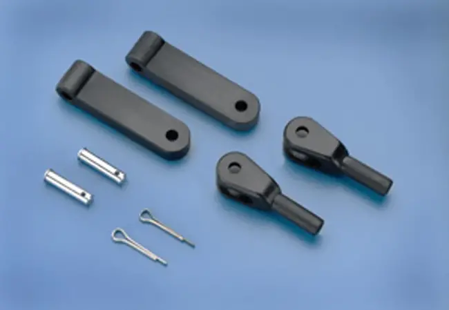 Dubro .91+ Heavy Duty Control Arms & Clevises Suit 4-40 2Pcs/Ea - Dbr879 1