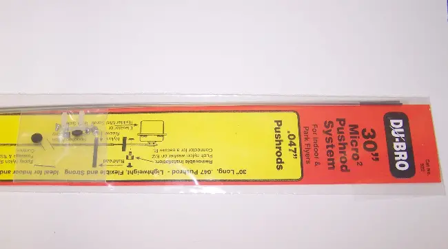 Dubro 0.47X30in Micro Pushrod System 2Sets - Dbr922 1