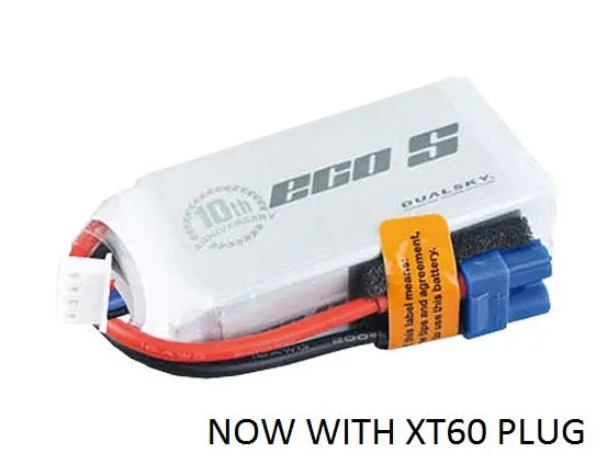 Dualsky 1300Mah 11.1V 30C Eco Lipo Battery Soft Case - Dsbxp13003eco 1