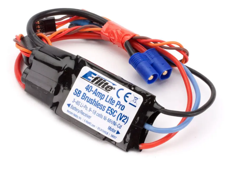 E-Flite 40A Lite Pro Brushless Esc V2 - Efla1040lb 1