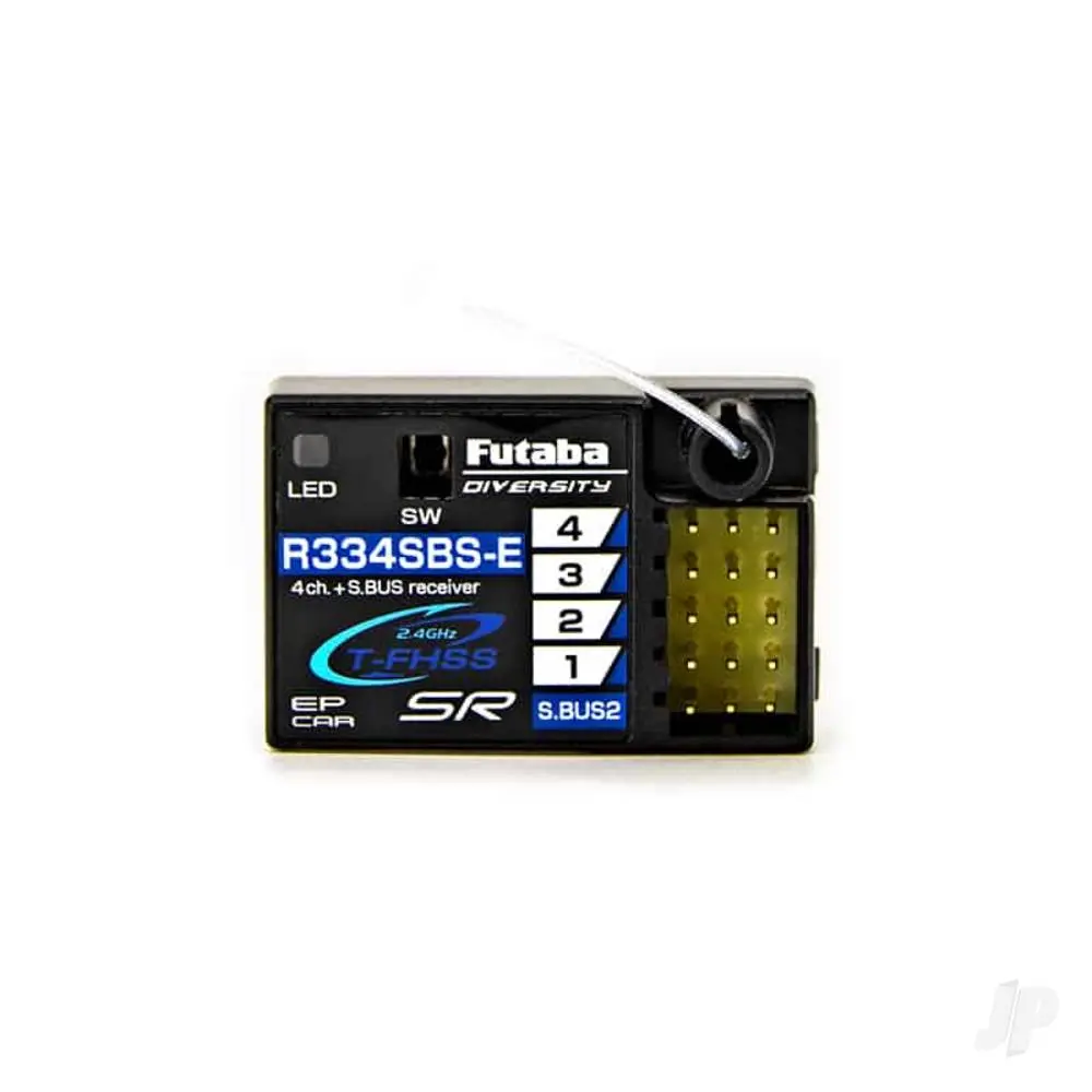 R334sbs-E T-Fhss Sr 4 Channel Receiver - Short Aerial 1
