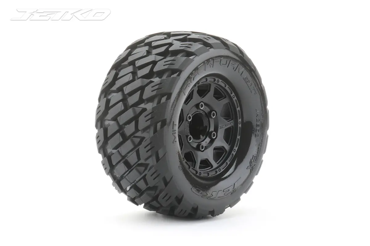 Ex-Rockform Black Wheel 2.8" Hex 12,14 &17Mm 1