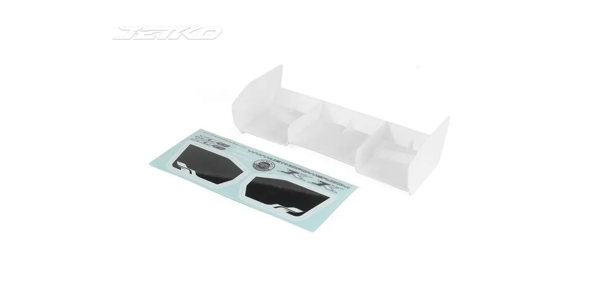 Cross Off Road 1/8Th Wing With Stickers - White 1
