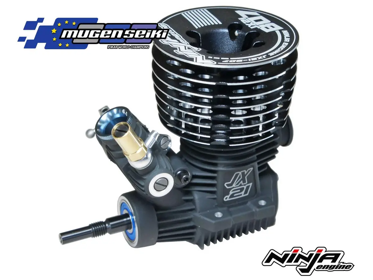 Jx21-B07 1/8Th Competition Engine Black Edition & Efra 2160 Pipe Combo 1