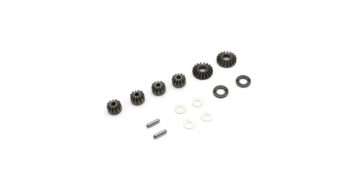 Mp10 Tki3 Diff Bevel Gear Set (12T-18T Ctr) Sintered 1