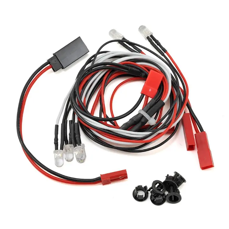 Yeah Racing 1:10 Ultra Bright Front And Rear Led Light Kit - Yea-Lk-0001Wt 1