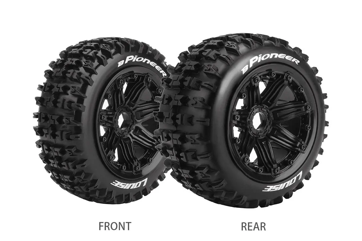 Louise B-Pioneer 1:5 Fr Sport Tyre On Black Wheels 2Pcs - Lt3267b 1