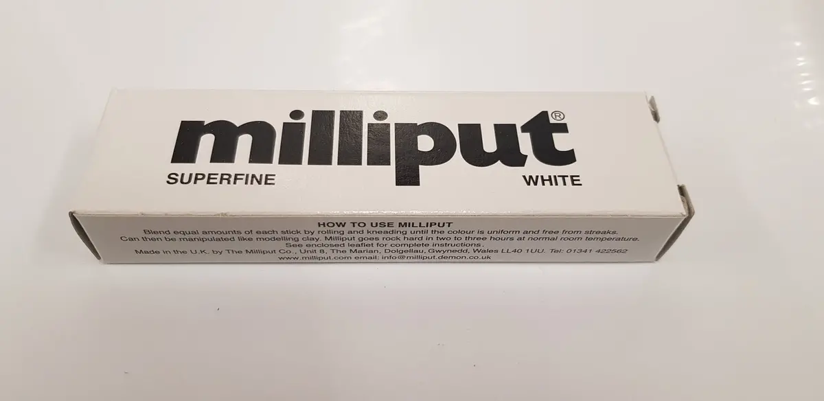 Milliput Superfine White 2-Part Epoxy Putty 113.4G - Mpt-Superfine 1