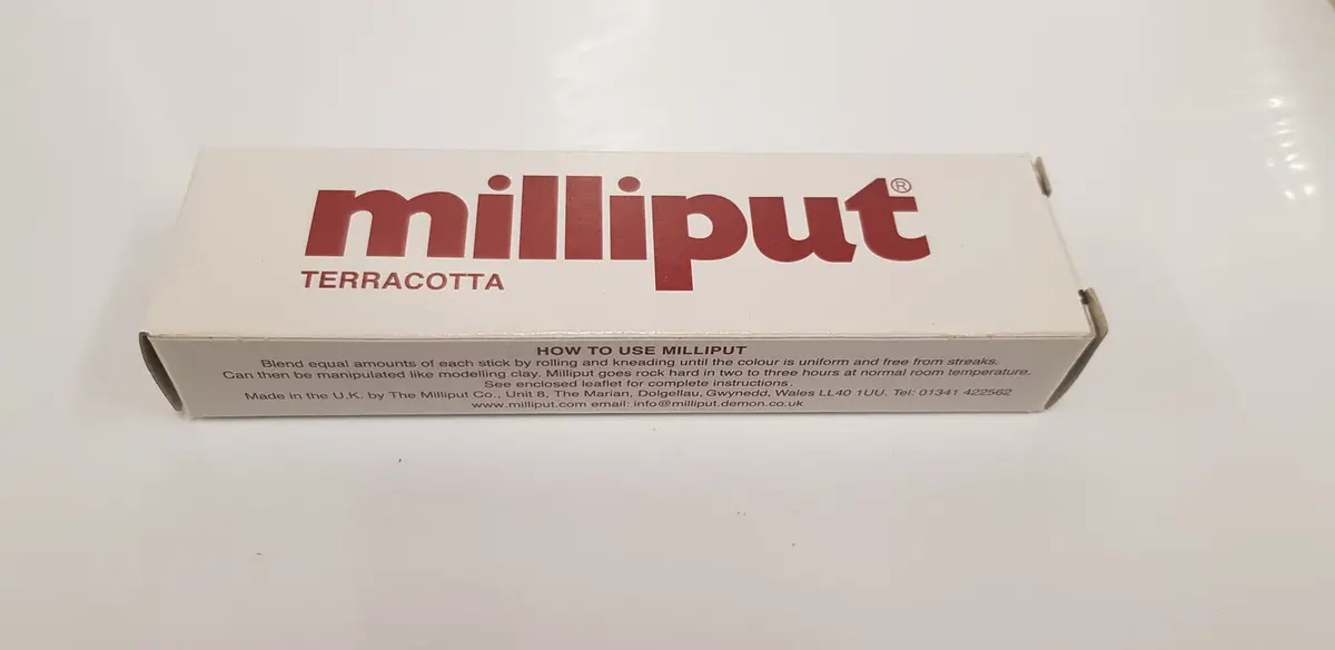 Milliput Terracotta 2-Part Epoxy Putty 113.4G - Mpt-Terracotta 1