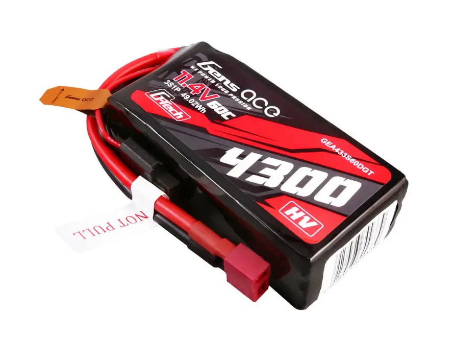 G-Tech 3S 4300 Mah 60C Lipo Battery 1
