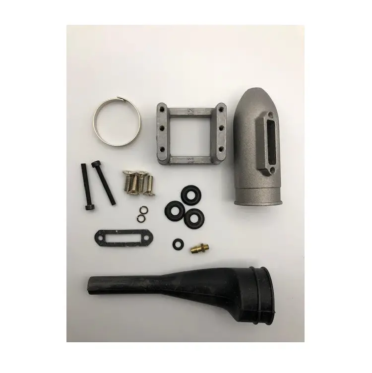 Hobao Engine Mount & Muffler Set Pirate 10 V2 - Hb-Ohbtx 1