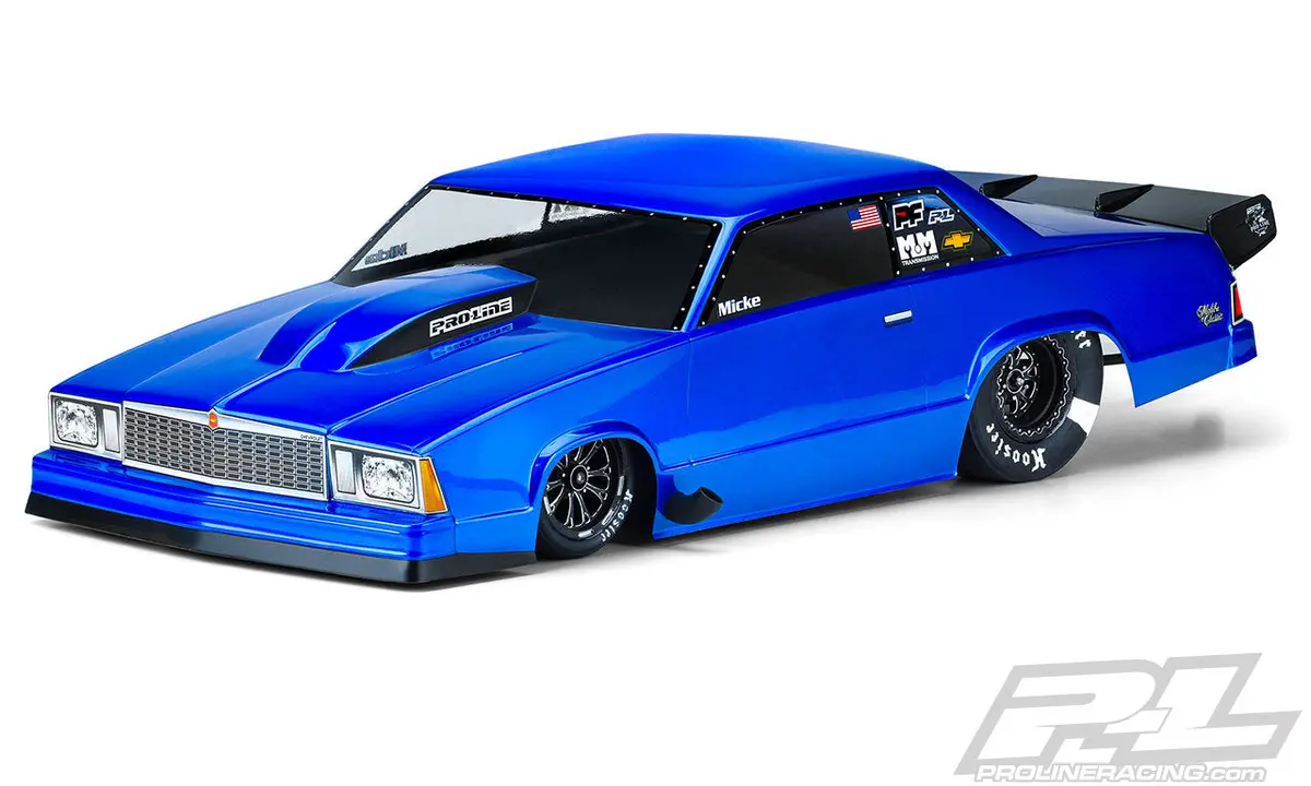 Proline 1978 Chevy Malibu Clear Body Suit 22S/ Drag Slash - Pro354900 2