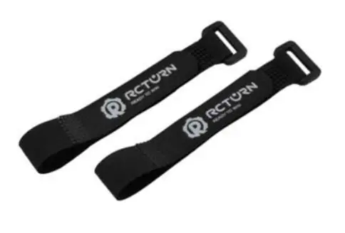 Rct 16X203mm Velcro Battery Strap 2Pcs - Rctup09001 1
