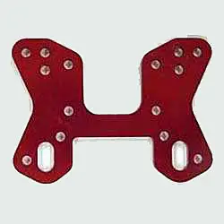 Hobao Rear Shock Tower Alum. Red - Hb-T045 1
