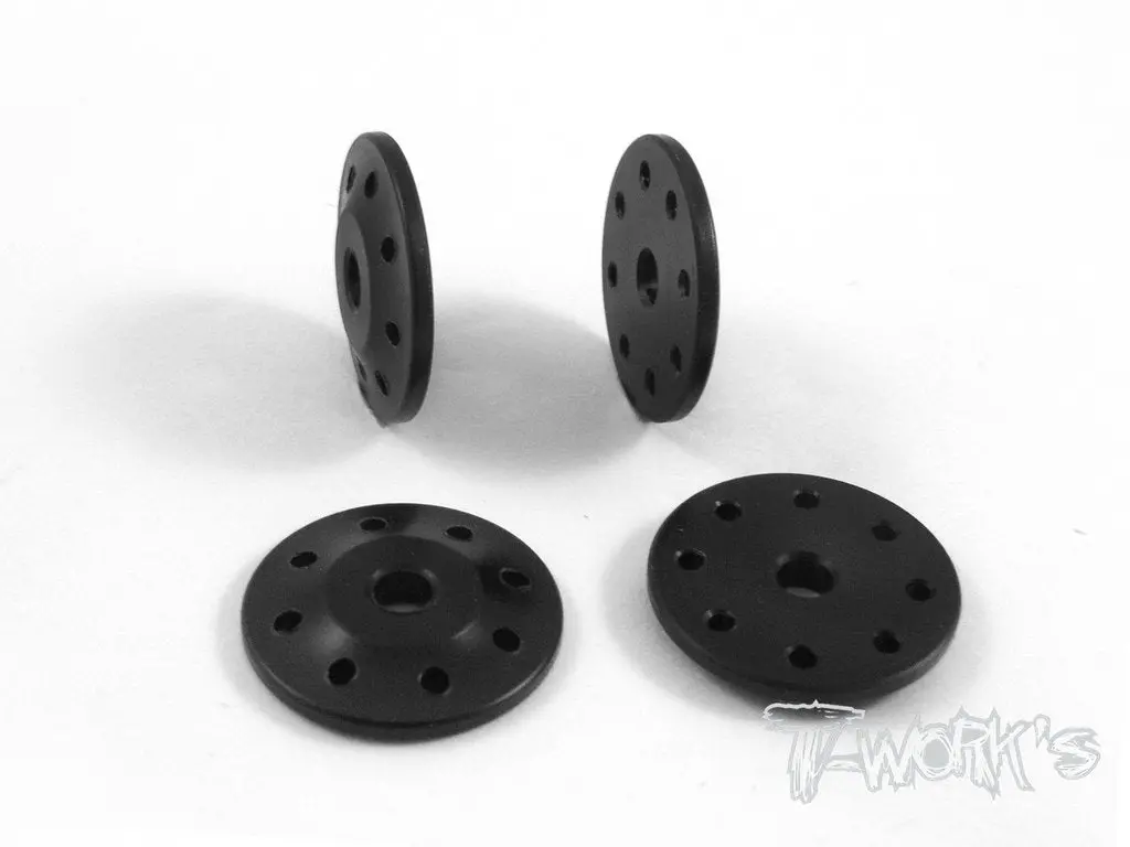 1.5Mm X 8 Hole Tapered Shock Pistons 16Mm - 4Pcs 1