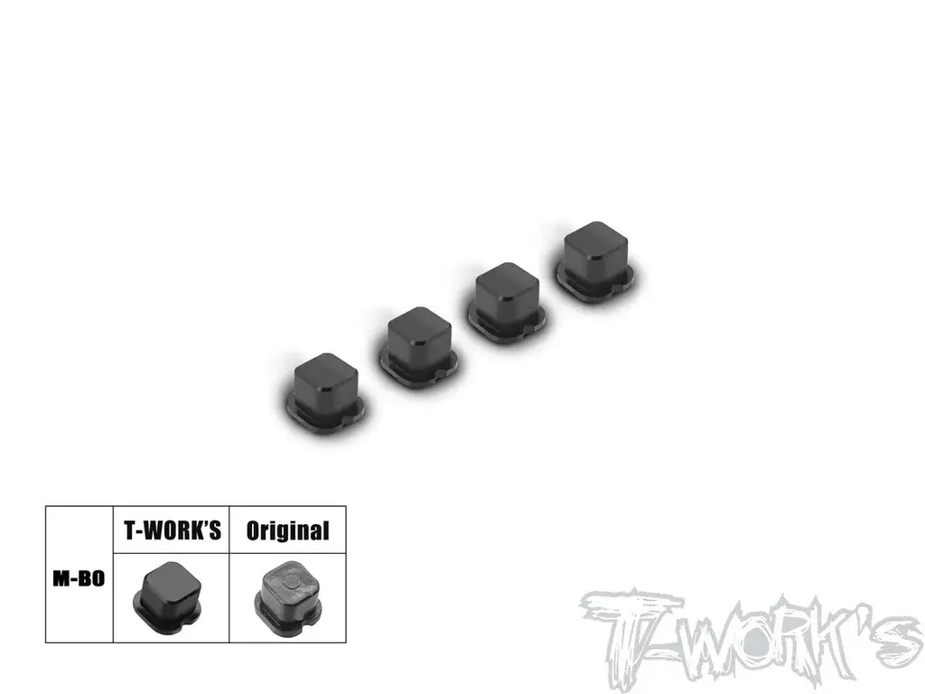 Cnc Delrin C & D Arm Mount Insert Type A For Mugen Mbx8r 1