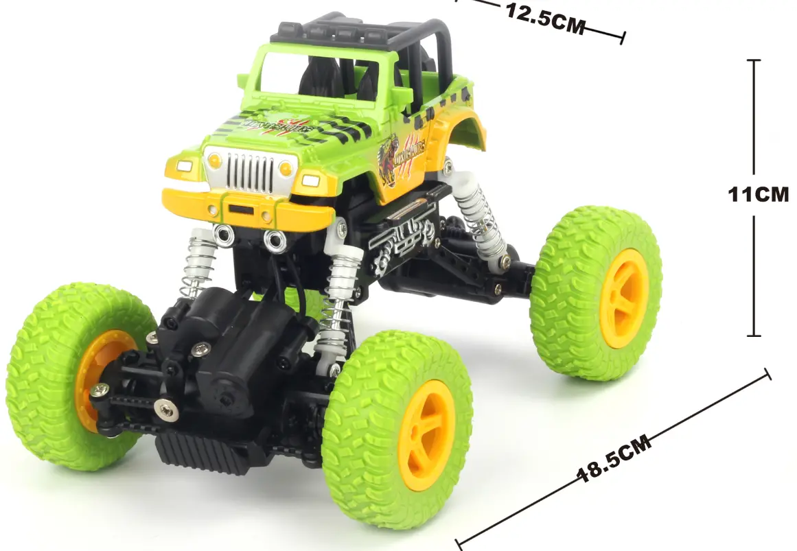 Trc 1:22 4Wd Graffito Jeep Climber Green - Trc-6149S-G 1