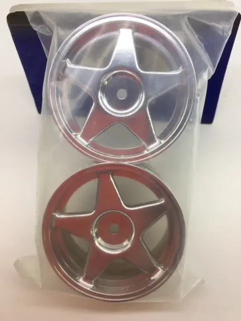 Gv 5-Spoke Chrome Wheels 12Mm Hex Suit 1:10 Onroad 2Pcs - V2370ga 1