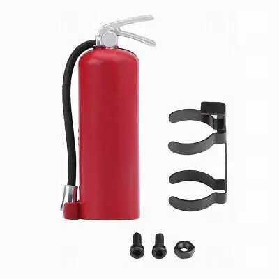 Yeah Racing 1:10 Red Fire Extinguisher W/ Mount Scale Accessory - Yea-Ya-0352 1