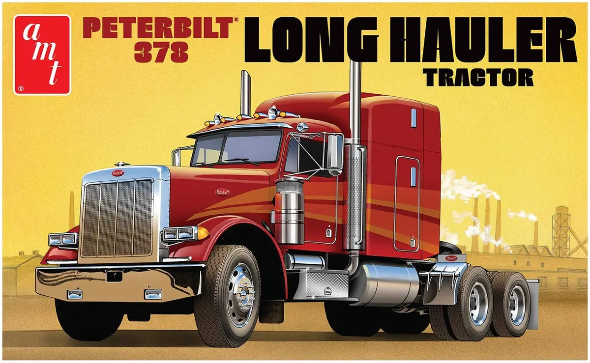 Amt Peterbilt 378 Long Hauler Semi 1:24 - Amt1169 1