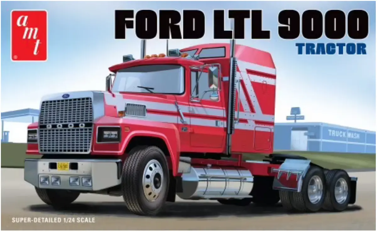 Amt Ford Ltl 9000 Semi Tractor 1:24 - Amt1238 1