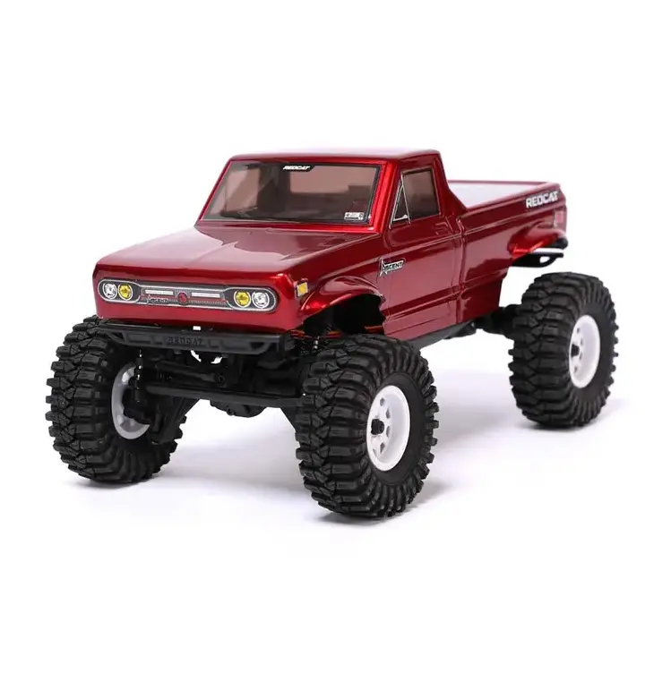 Redcat 1:18 Ep Ascent-18 Metallic Red Ute Rock Crawler W/ Radio, Battery & Charger - Rcatascent18-R 1