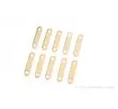 Gold Plated Battery Bars 22Mm (10Pcs) Gf-1330-002 1