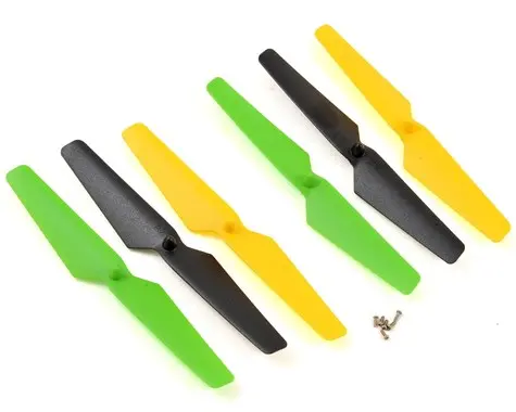 Blade Prop Set Yellow, Green & Black Suit Zeyrok 2Pcs/Ea - Blh7303 1