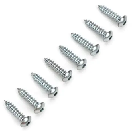 Dubro No.8X1in Button Head Sheet Metal Screw 8Pcs - Dbr535 1