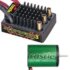 Castle Creations 1406-4600Kv Sensored Motor & Sidewinder 3 Brushless Esc Combo - Cse010011505 1