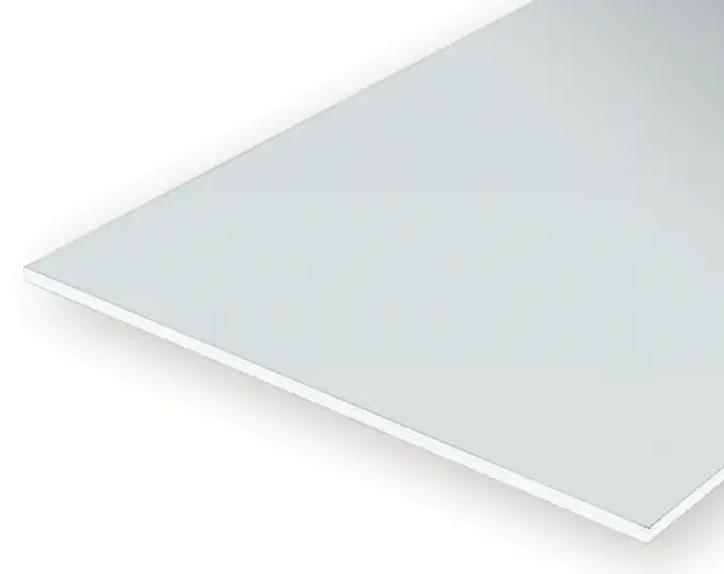 Evergreen .13X150x300mm White Styrene Sheet 3Pcs - Eg9009 1