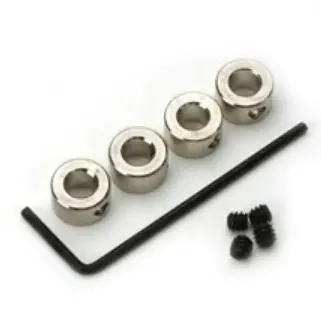 Dubro 1/16In Dura-Collars W/ Grub Screws 4Pcs/Ea - Dbr137 1