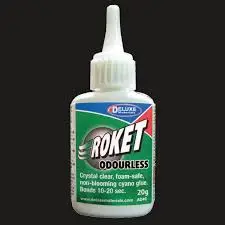 Deluxe Rocket Odourless Thick Foam Safe No-Bloom Ca Glue 20G - Dm-Ad46 1