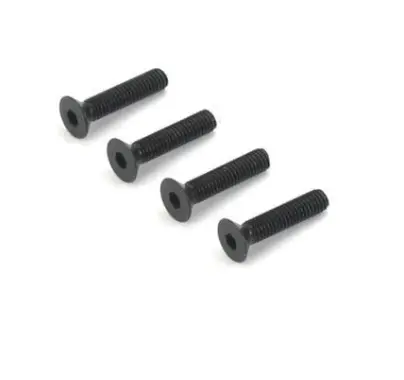 Dubro 3X14mm Flat Head Countersunk Socket Drive Screws 4Pcs - Dbr2289 1