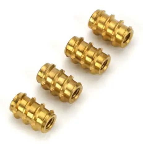 Dubro 6-32 Threaded Brass Inserts 4Pcs - Dbr392 1