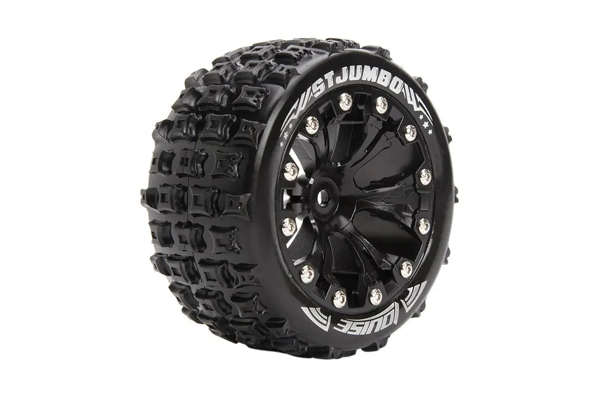 Louise St-Jumbo Tyres On Black Wheel 1/2In Offset 2Pcs - Lt3210bh 1