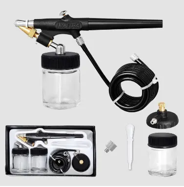 Vision Airbrush Gun Suction Feed Single Action - Nhdu-38 1