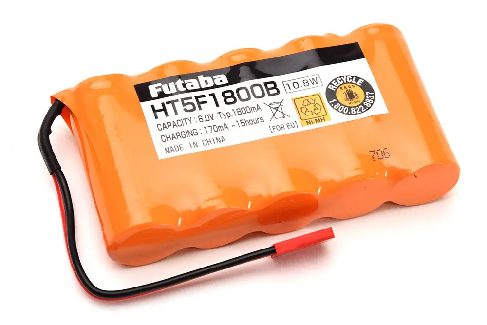 6.0V 1800Mah Tx Nimh Battery For Futaba Transmitters Ht5f/1800B 1
