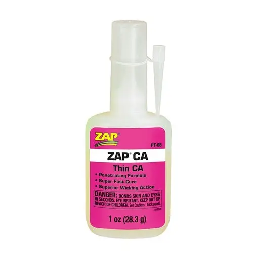 Zap Pink Thin Ca Glue 1Oz - Pt-08 1