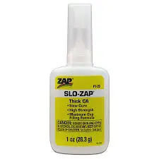Slo-Zap Yellow Thick Ca Glue 1Oz - Pt-20 1