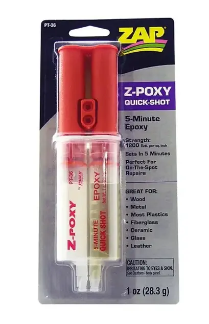 Zap Z-Poxy 5Min Cure Epoxy 1Oz - Pt-36 1