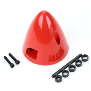 Dubro 69.85Mm Spinner 2-Blade Red 1Pc - Dbr292 1