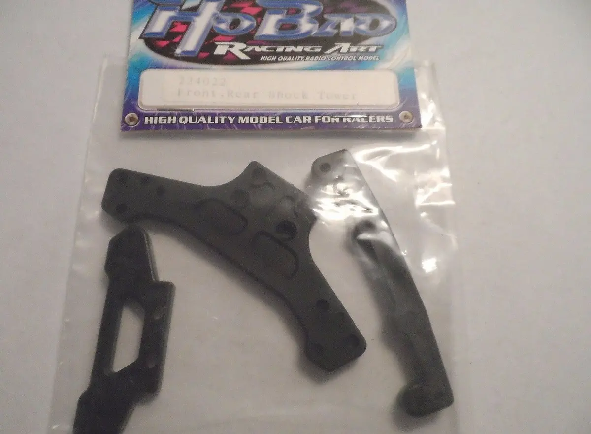 Hobao Fr & Rr Shock Towers Hyper 10 - Hb-224022 1