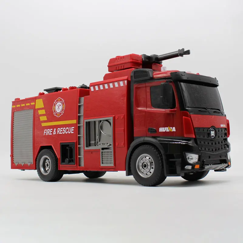 Huina 1:14 Fire Truck With Water Cannon With 2.4Ghz Radio, Battery And Charger - Sfmhn1562 1