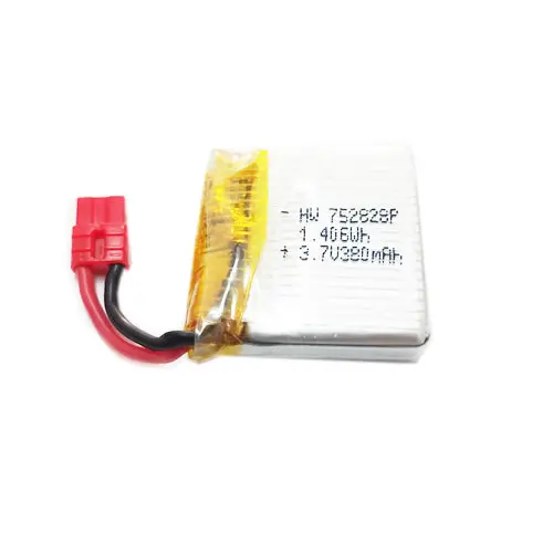 Syma 380Mah 3.7V Lipo Battery Red Jst Suit X26 - Sym-X26-07 1