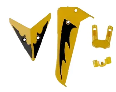Syma S107h Tail Fins And Brackets Yellow - Sym-S107g-02A 1