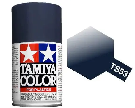 Tamiya Ts-53 Deep Metallic Blue Gloss Spray 100Ml - 85053 1