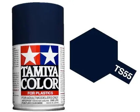 Tamiya Ts-55 Dark Blue Gloss Spray 100Ml - 85055 1