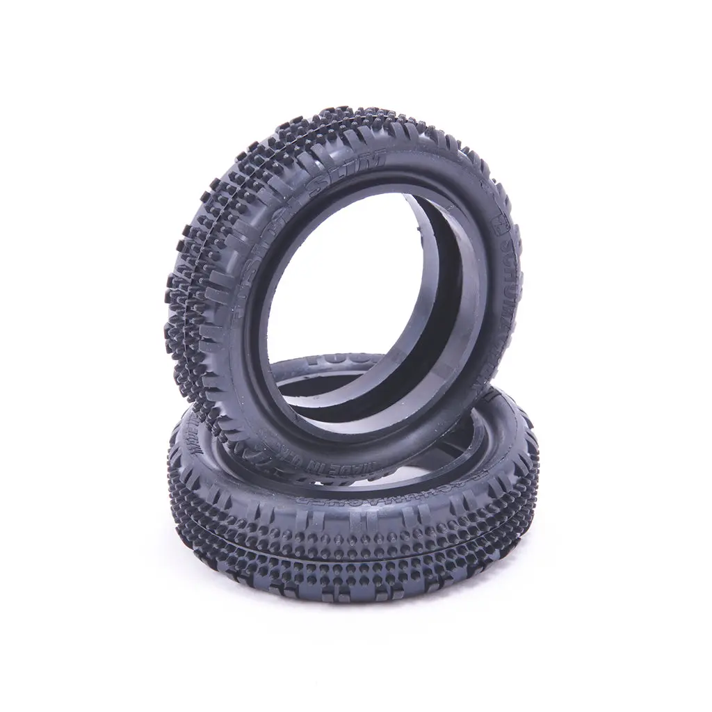 Fusion Slim 1/10Th 2Wd Front Tyres Yellow - 1Pr 1