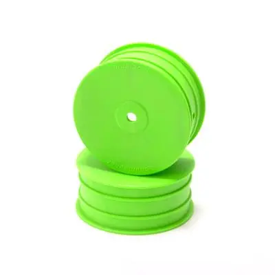 1/10Th 4Wd Front Wheel 1Pr Green 1